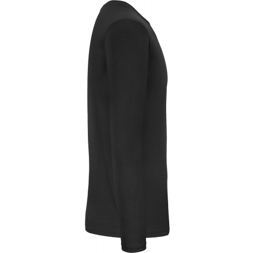black Camiseta #E150 manga larga hombre