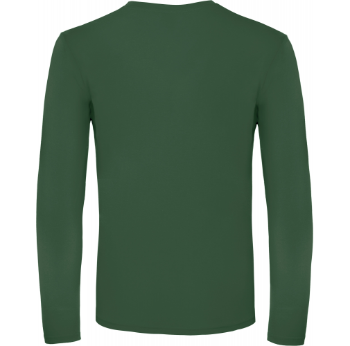 bottle green Camiseta #E150 manga larga hombre