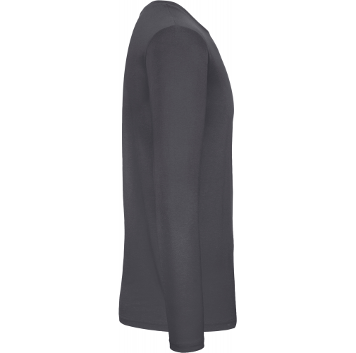 dark grey Camiseta #E150 manga larga hombre