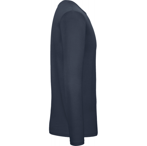 navy Camiseta #E150 manga larga hombre
