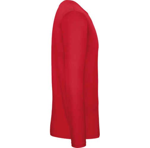 red Camiseta #E150 manga larga hombre