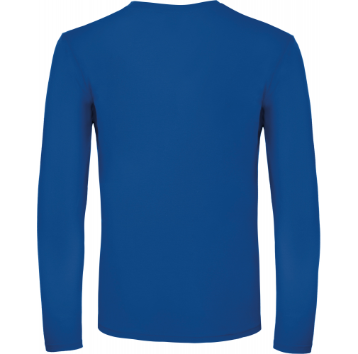 royal blue Camiseta #E150 manga larga hombre