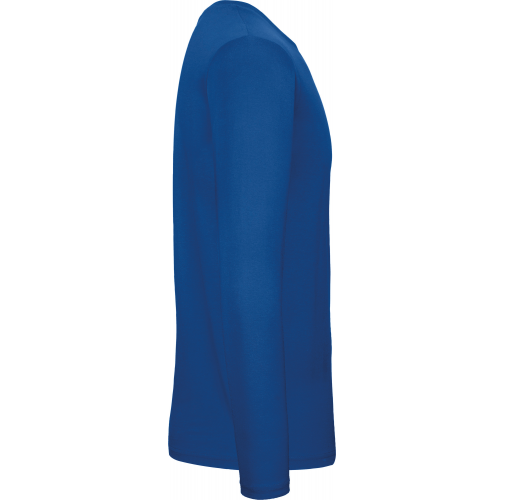 royal blue Camiseta #E150 manga larga hombre