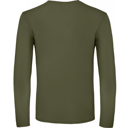 urban khaki Camiseta #E150 manga larga hombre