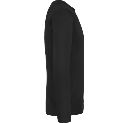 black Camiseta #E190 manga larga hombre