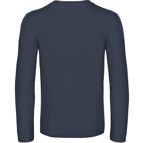 navy Camiseta #E190 manga larga hombre