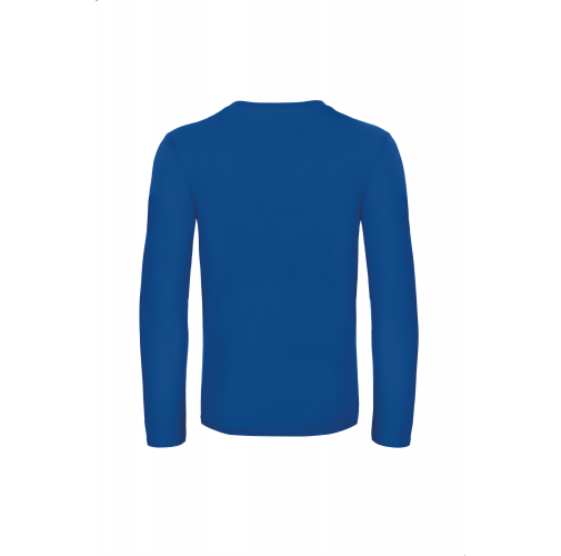 royal blue Camiseta #E190 manga larga hombre