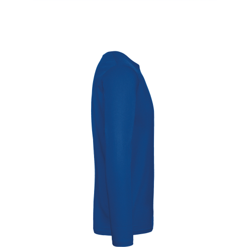 royal blue Camiseta #E190 manga larga hombre