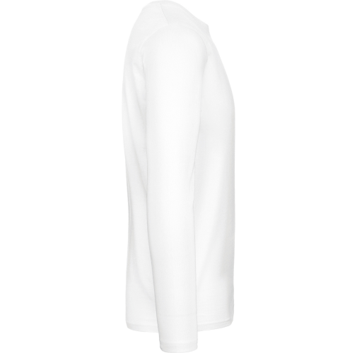 white Camiseta #E190 manga larga hombre