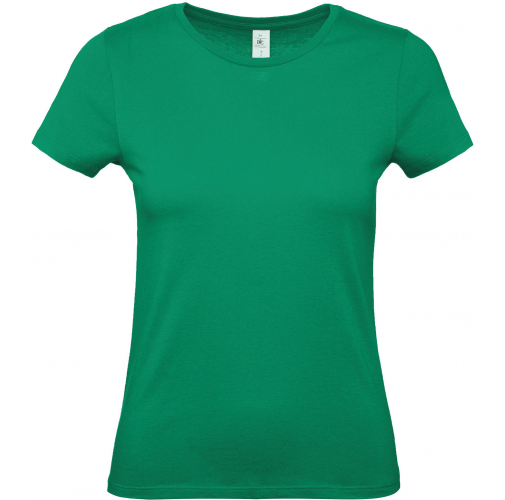 kelly green Camiseta #E150 mujer