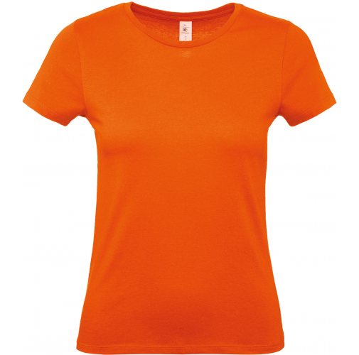 orange Camiseta #E150 mujer