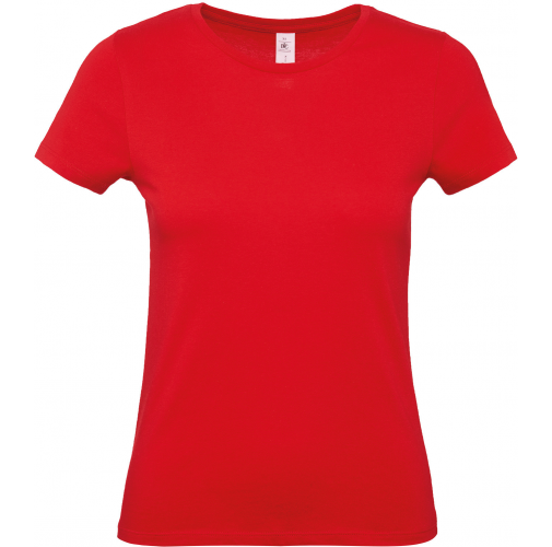 red Camiseta #E150 mujer