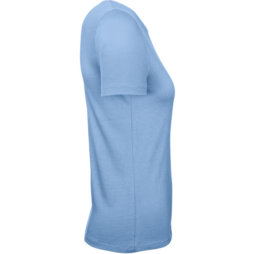 sky blue Camiseta #E150 mujer