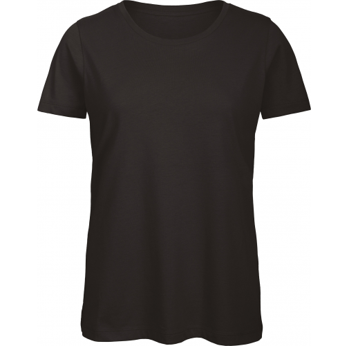 black Camiseta Organic Inspire mujer