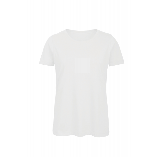 white Camiseta Organic Inspire mujer