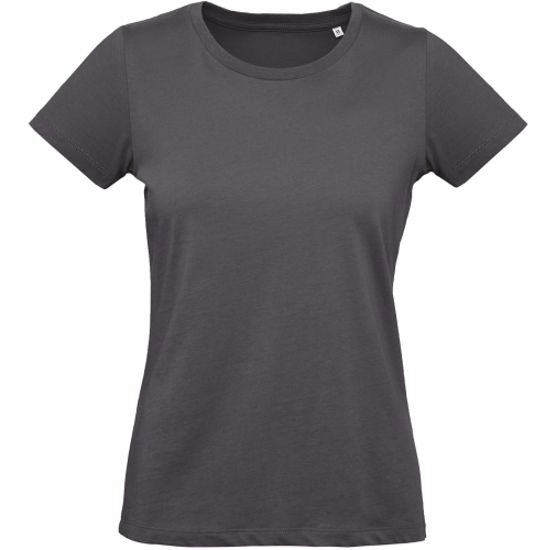 dark grey Camiseta orgánica Inspire Plus mujer