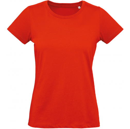 fire red Camiseta orgánica Inspire Plus mujer