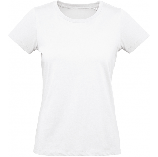 white Camiseta orgánica Inspire Plus mujer