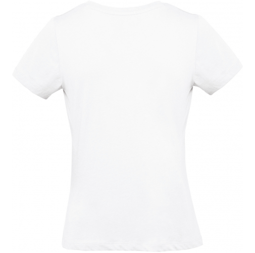 white Camiseta orgánica Inspire Plus mujer