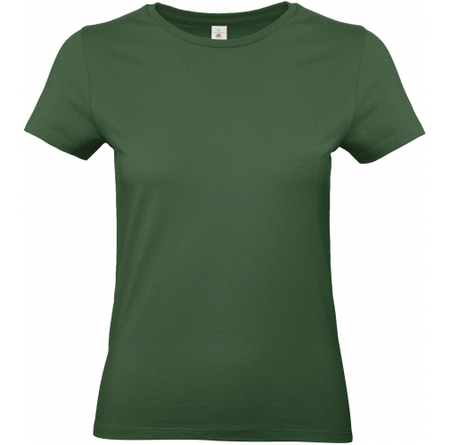 bottle green Camiseta #E190 mujer
