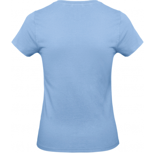 sky blue Camiseta #E190 mujer
