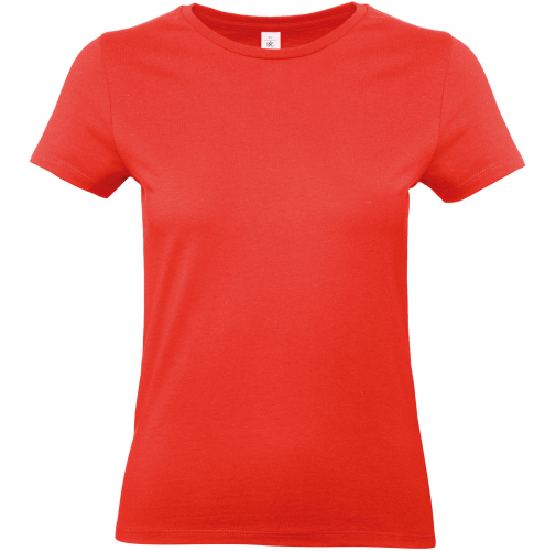 sunset orange Camiseta #E190 mujer