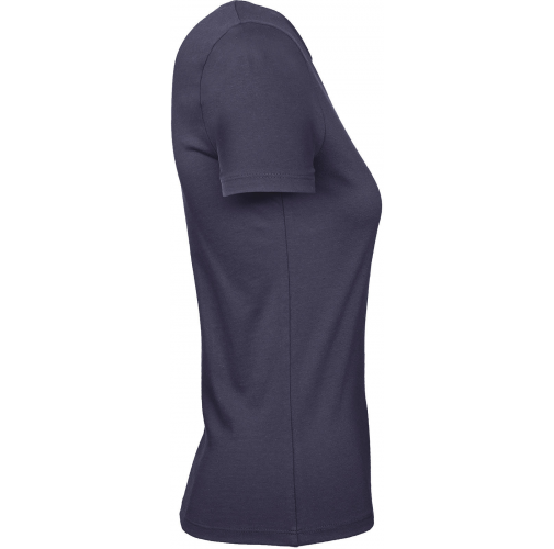navy blue Camiseta #E190 mujer