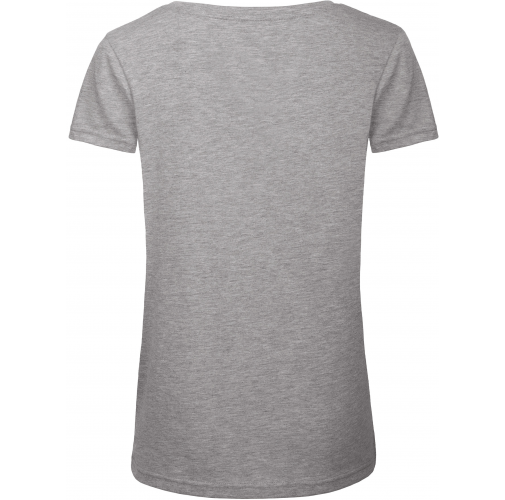 heather light grey Camiseta Triblend mujer