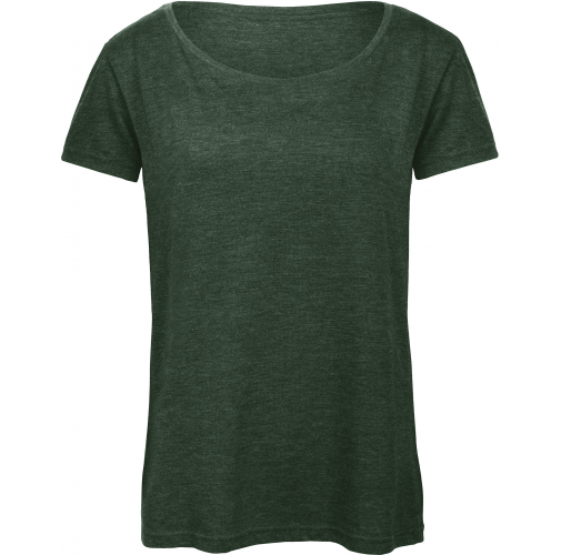 heather forest Camiseta Triblend mujer
