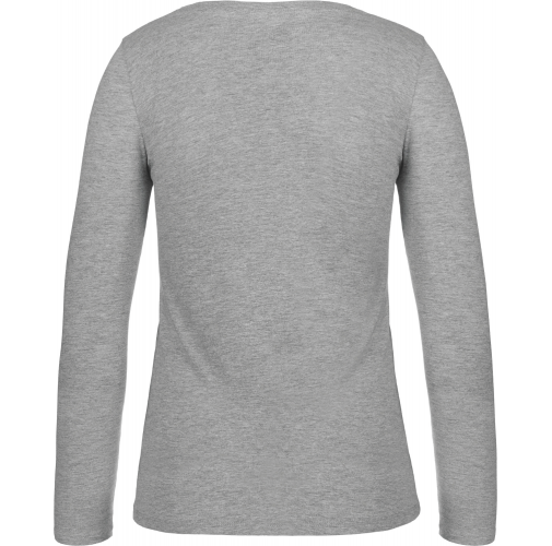 sport grey Camiseta #E150 manga larga mujer