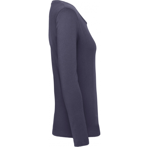 urban navy Camiseta orgánica Inspire manga larga mujer