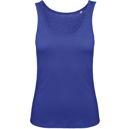 cobalt blue Camiseta de tirantes orgánica Inspire mujer