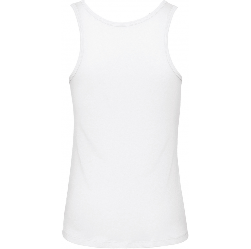 white Camiseta de tirantes orgánica Inspire mujer