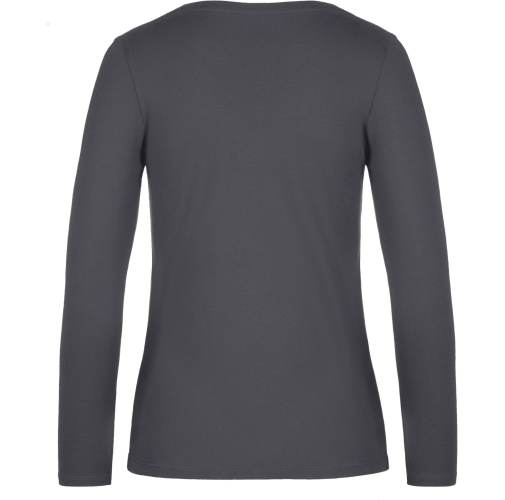 dark grey Camiseta #E190 manga larga mujer