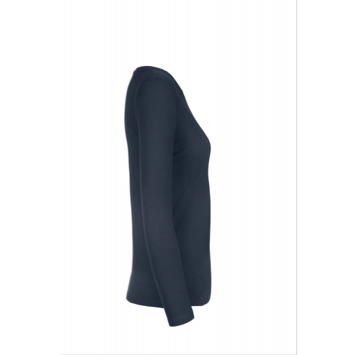 navy Camiseta #E190 manga larga mujer