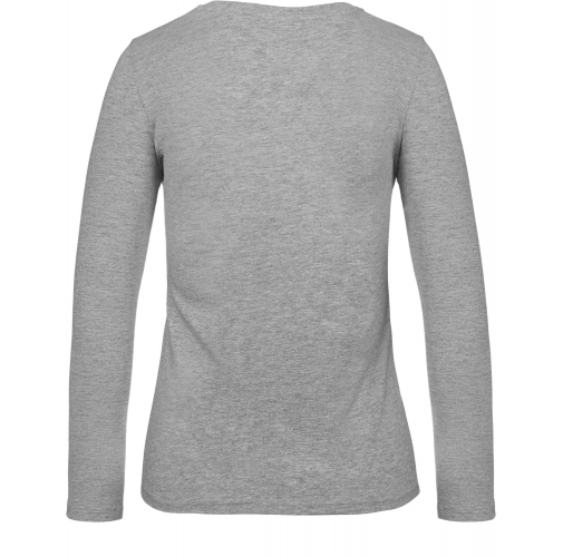 sport grey Camiseta #E190 manga larga mujer
