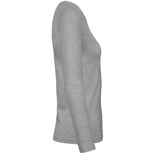 sport grey Camiseta #E190 manga larga mujer