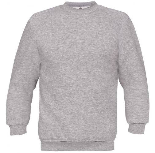 heather grey Sudadera cuello redondo niños