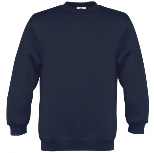 navy Sudadera cuello redondo niños
