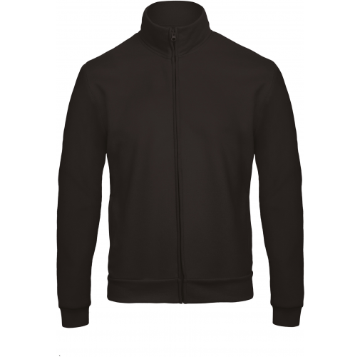 black ID.206 Chaqueta de felpa con cremallera