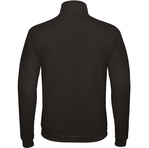 black ID.206 Chaqueta de felpa con cremallera