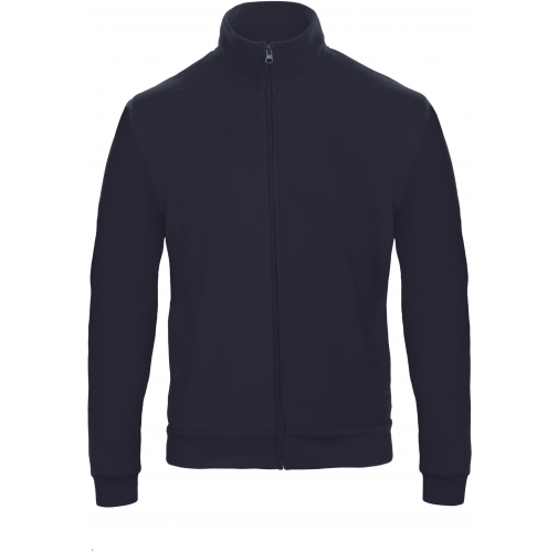 navy ID.206 Chaqueta de felpa con cremallera
