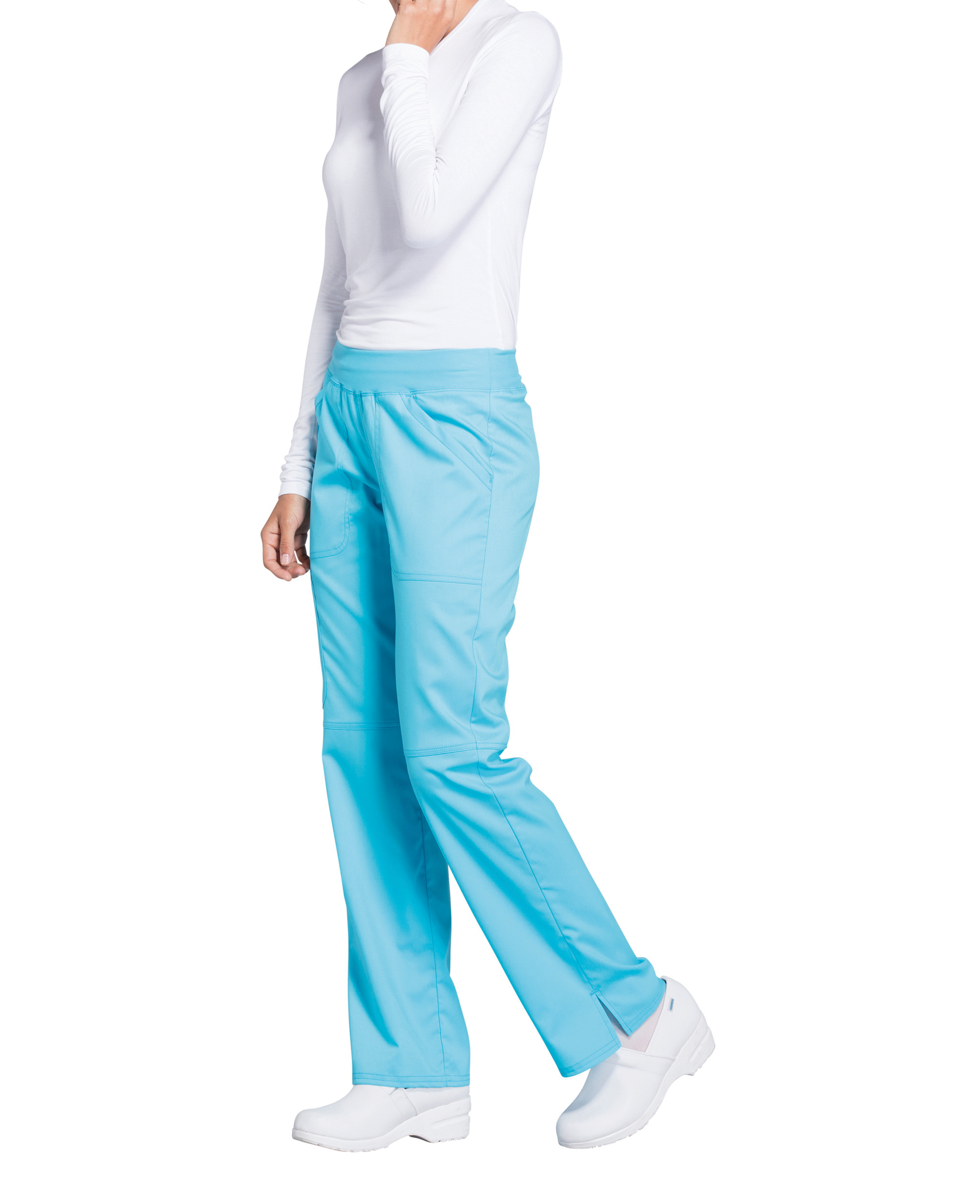 black Pantalones cargo de tiro medio mujer<br/>