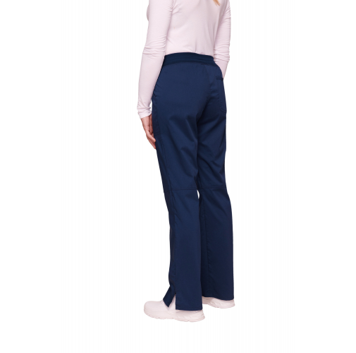 navy Pantalones cargo de tiro medio mujer<br/>