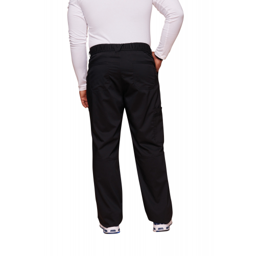black Pantalones cargo con bragueta hombre<br/>