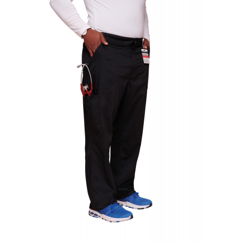 black Pantalones cargo con bragueta hombre<br/>