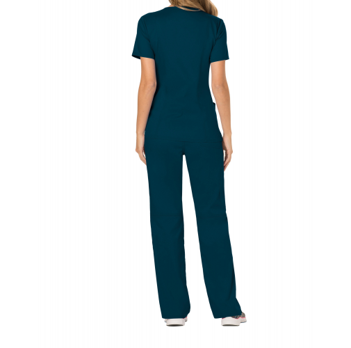 caribbean blue Casaca cruzada mujer