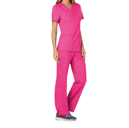 electric pink Casaca cruzada mujer