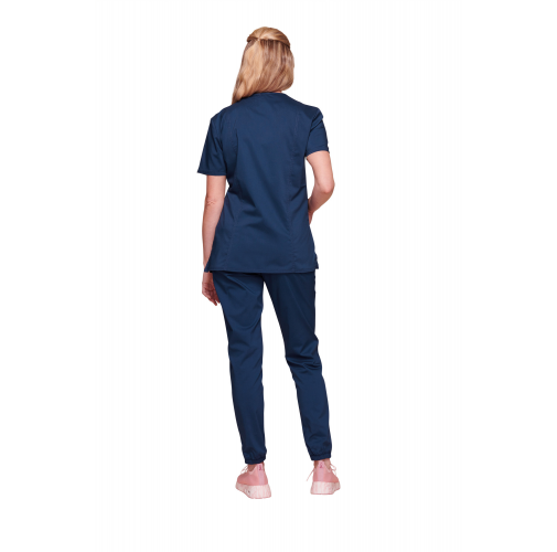 navy Casaca cruzada mujer