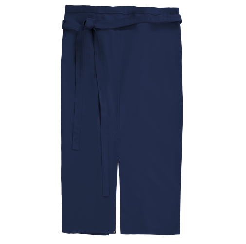 navy Delantal milano classic - Con abertura